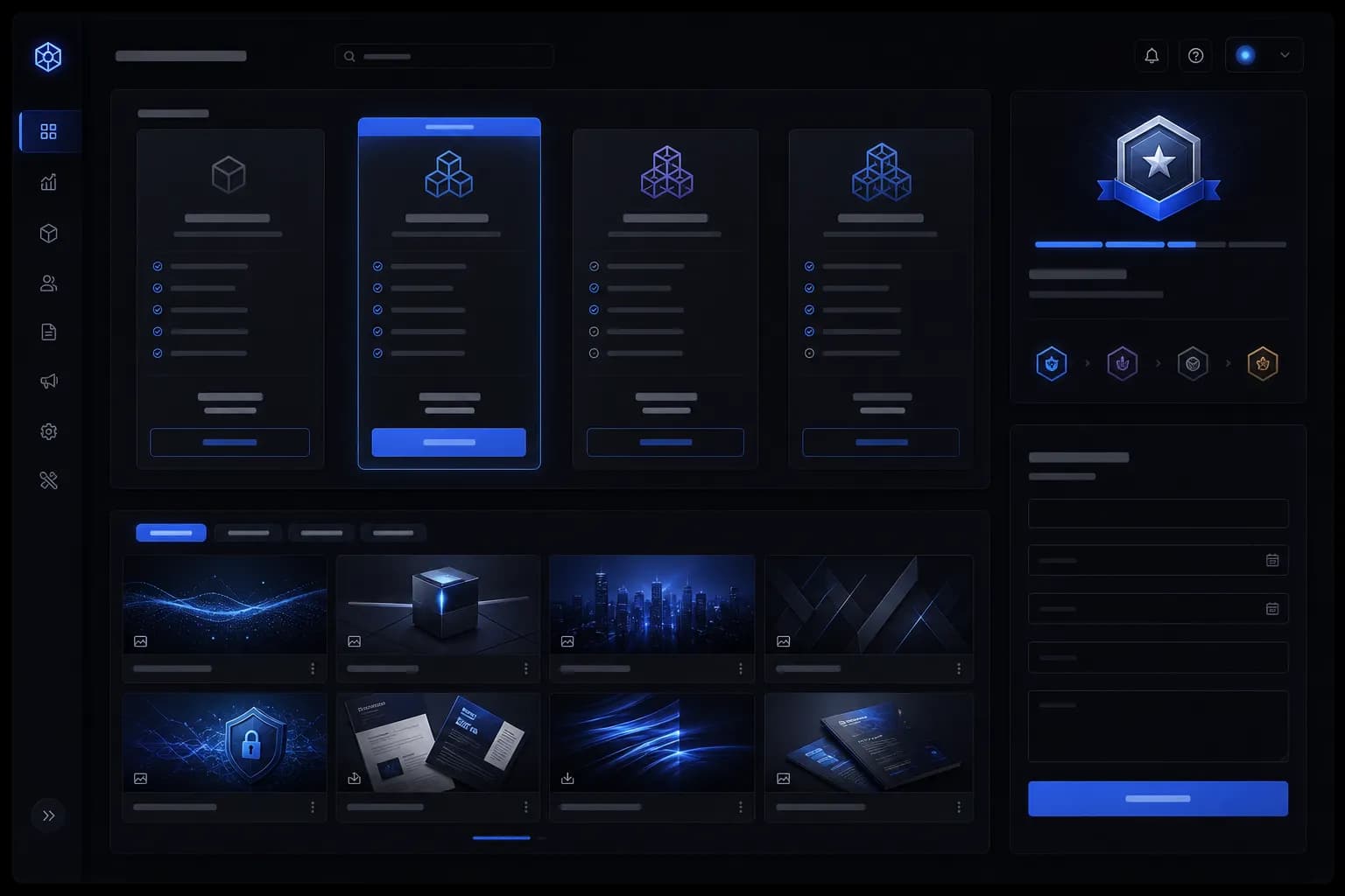 Partner portal — tiered catalog, pricing and co-branded asset library
